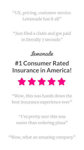 Lemonade Insurance screenshot