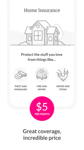Lemonade Insurance screenshot