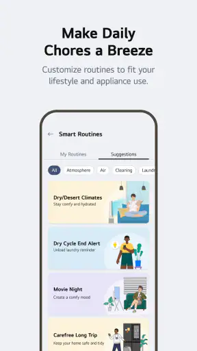 LG ThinQ screenshot