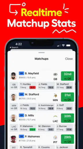 LineStar DFS & Props Optimizer screenshot