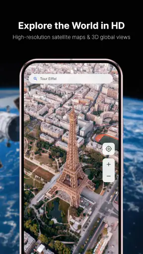 GPS Satellite Live Earth Map screenshot