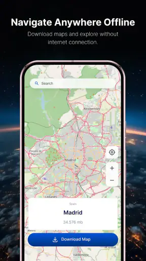 GPS Satellite Live Earth Map screenshot