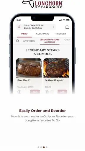 LongHorn Steakhouse® screenshot