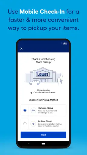 Lowe's screenshot