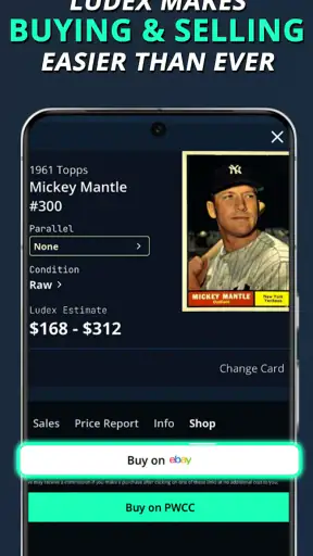 LUDEX Sports Card Scanner +TCG screenshot