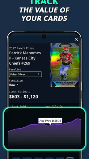 LUDEX Sports Card Scanner +TCG screenshot