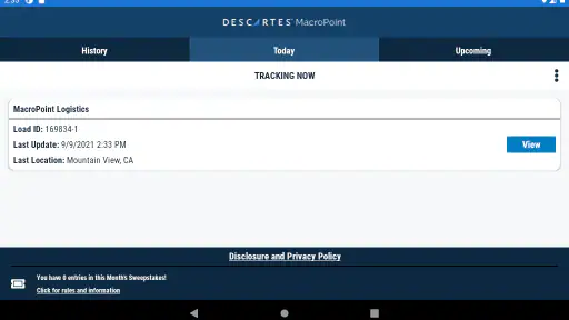 MacroPoint for Truckers screenshot