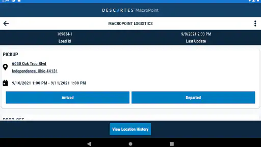 MacroPoint for Truckers screenshot