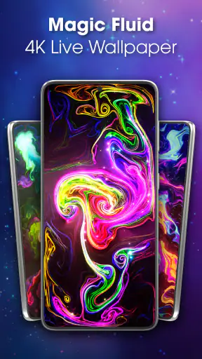 Magic Fluid: Live Wallpaper 4D screenshot