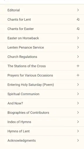 Magnificat Lenten 2025 screenshot