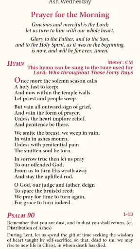 Magnificat Lenten 2025 screenshot