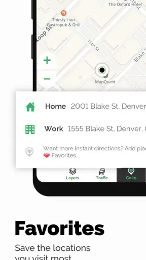 MapQuest: Get Directions screenshot