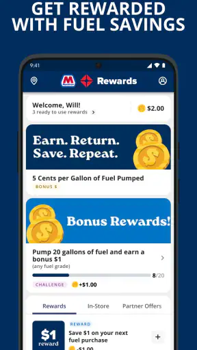 Marathon ARCO Rewards screenshot