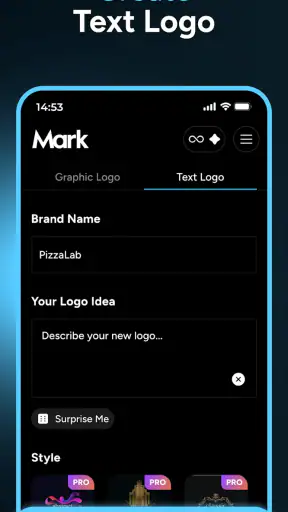 Mark - AI Logo Generator screenshot