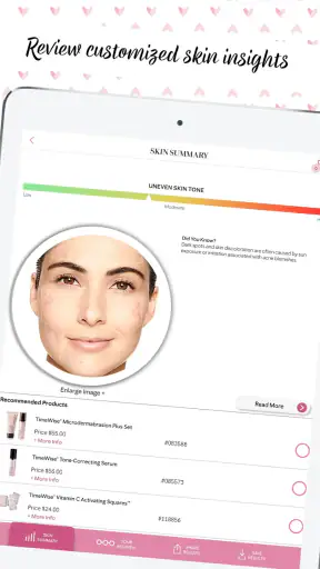 Mary Kay® Skin Analyzer screenshot