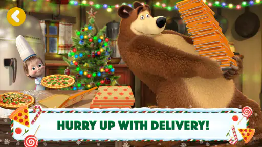 Masha and the Bear Pizza Maker screenshot