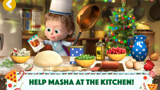 Masha and the Bear Pizza Maker screenshot