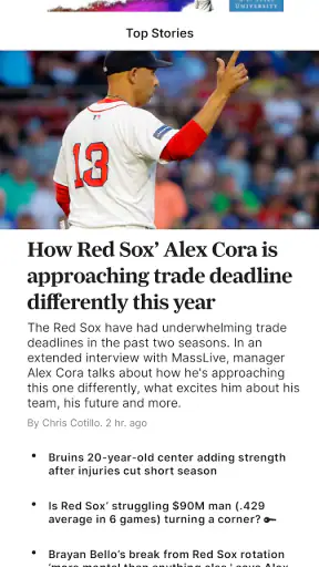 MassLive.com screenshot