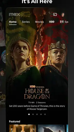 Max: Stream HBO, TV, & Movies screenshot