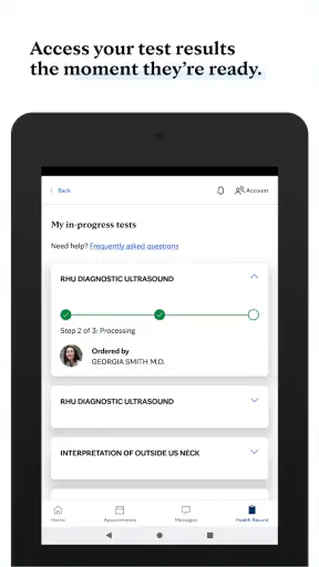 Mayo Clinic screenshot