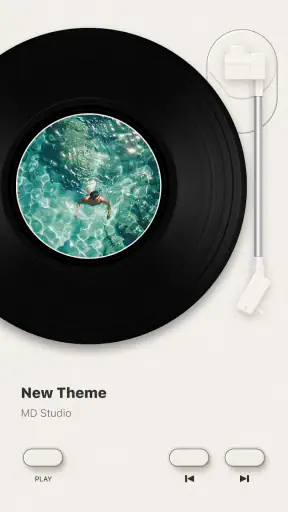 MD Vinyl - Music Player Widget screenshot