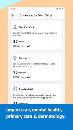 MDLIVE: Talk to a Doctor 24/7 screenshot