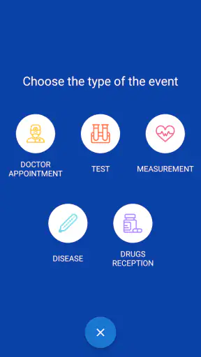 Medical records screenshot