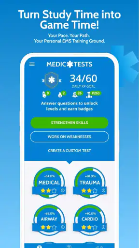 MedicTests 2026 EMS Education screenshot