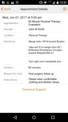 MEDITECH MHealth screenshot