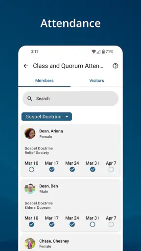 Member Tools screenshot