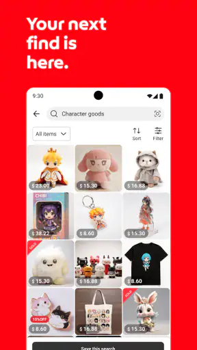 Mercari Japan: Anime Shopping screenshot