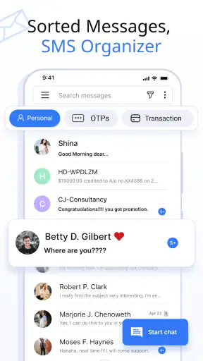 Messages: SMS Messaging screenshot