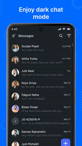 Messages - sms text message screenshot