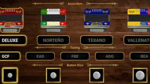 Mezquite Diatonic Accordion screenshot