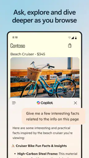Microsoft Edge: AI browser screenshot