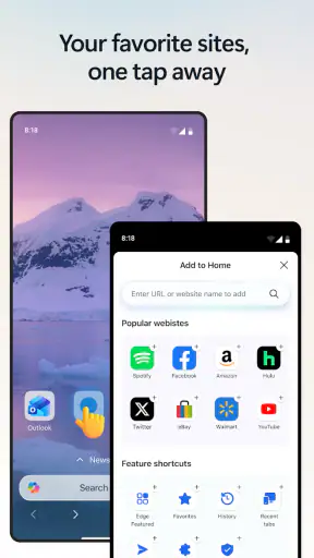 Microsoft Edge: AI browser screenshot