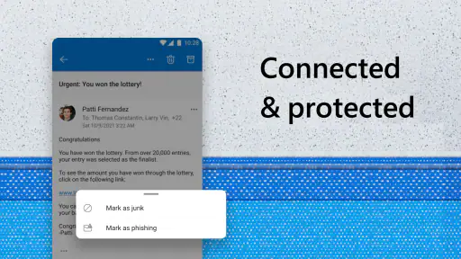 Microsoft Outlook Lite: Email screenshot