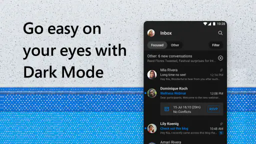 Microsoft Outlook Lite: Email screenshot