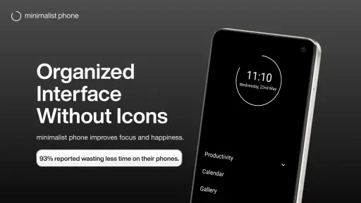 minimalist phone: Launcher screenshot