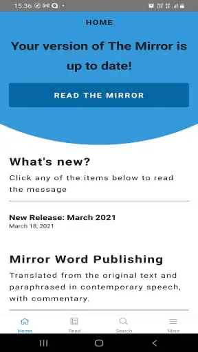 Mirror Study Bible screenshot