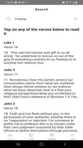 Mirror Study Bible screenshot