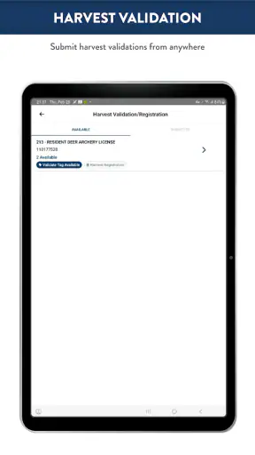 MN DNR Licensing screenshot