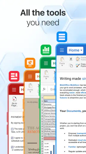 MobiOffice: Word, Sheets, PDF screenshot