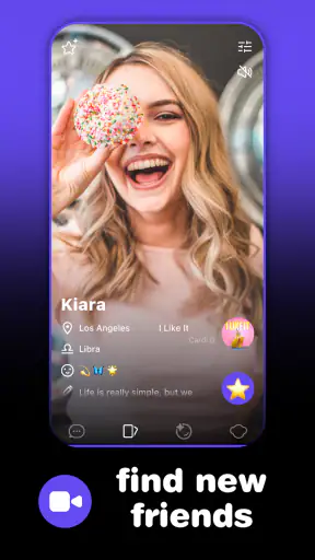 Monkey - random video chat screenshot