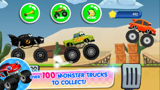 Monster Trucks Game for Kids 2 screenshot