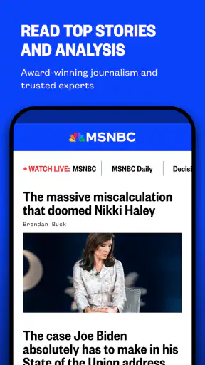 MSNBC: Watch Live & Analysis screenshot