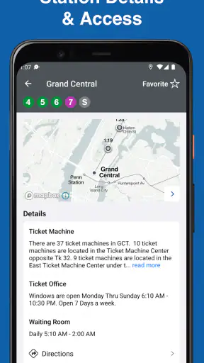 MTA TrainTime screenshot