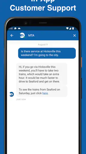 MTA TrainTime screenshot