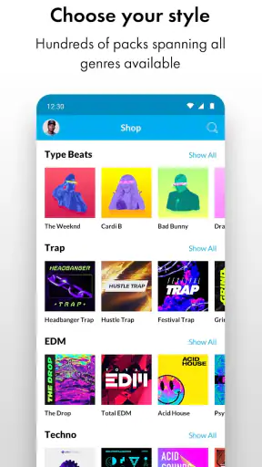 Music Maker JAM: Beatmaker app screenshot