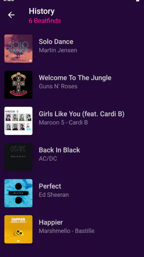 Music Recognition screenshot